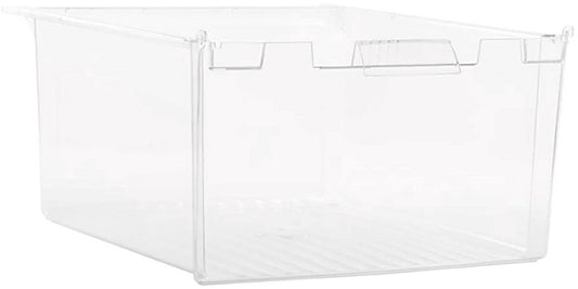 GE Refrigerator & Freezer Vegetable Pan (Clear) - WR32X10834, Replaces: WR32X10133