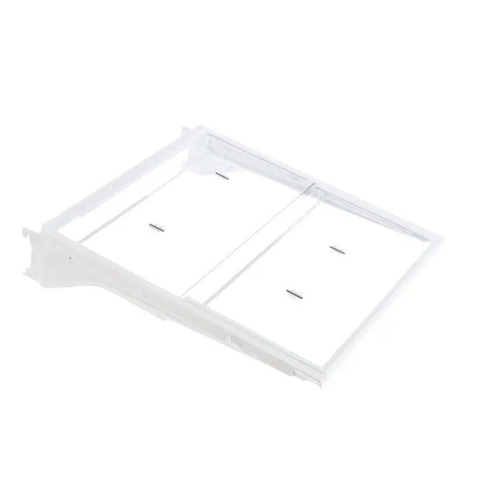 GE Refrigerator & Freezer Tuckaway Shelf Assembly - WR32X23649, Replaces: WR32X10873
