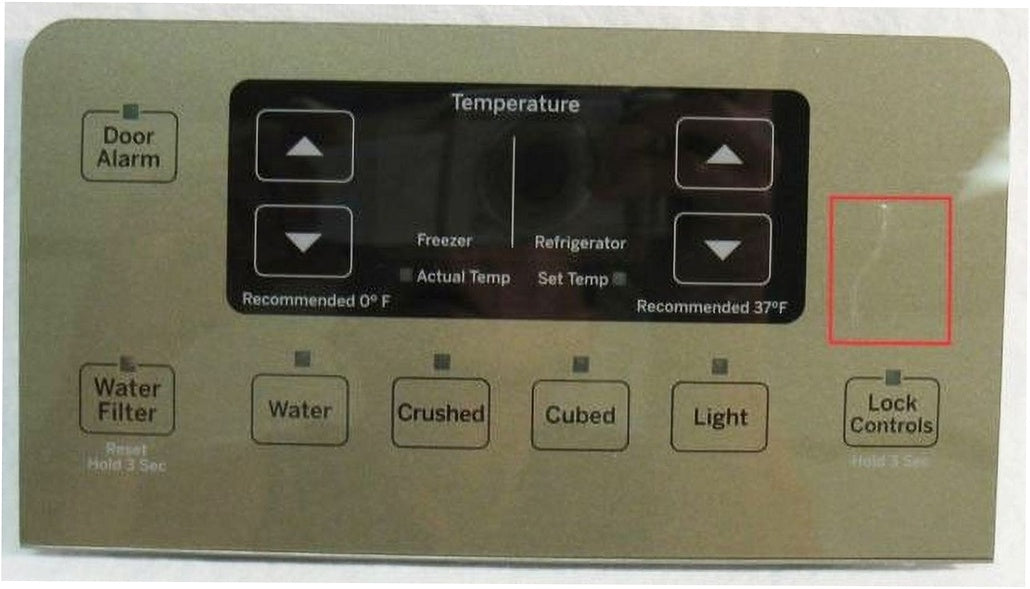 GE Refrigerator & Freezer Dispenser Interface - WR55X20459