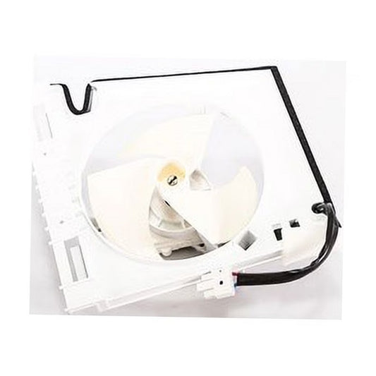 GE Refrigerator & Freezer Condenser Fan Motor & Housing Assembly - WR60X25786, Replaces: WR60X22666