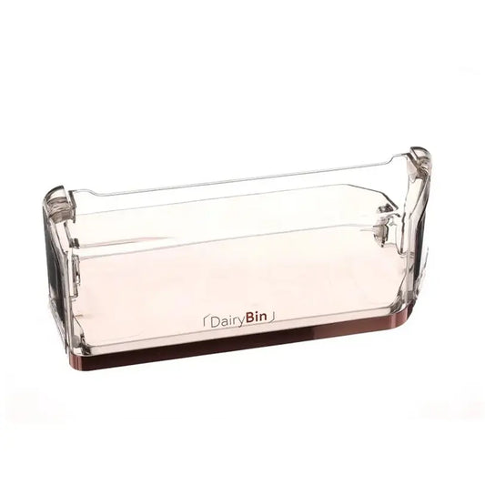 GE Refrigerator Tinted Dairy Bin - WR71X32077, Replaces: WG03A04574