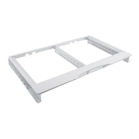 GE Refrigerator & Freezer Vegetable Shelf Frame - WR72X10332, Replaces: WR72X10306