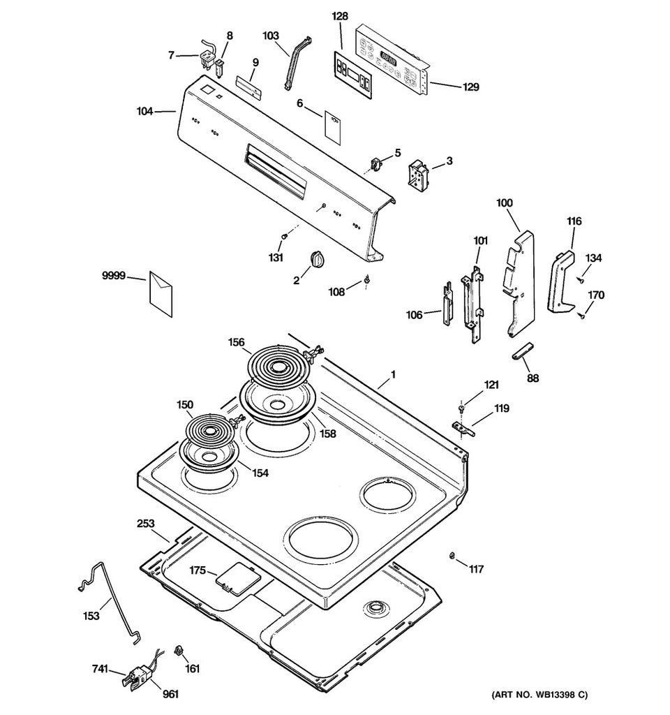 GE Range, Oven & Cooktop Range Oven Receptacle, White - WS01F00937
