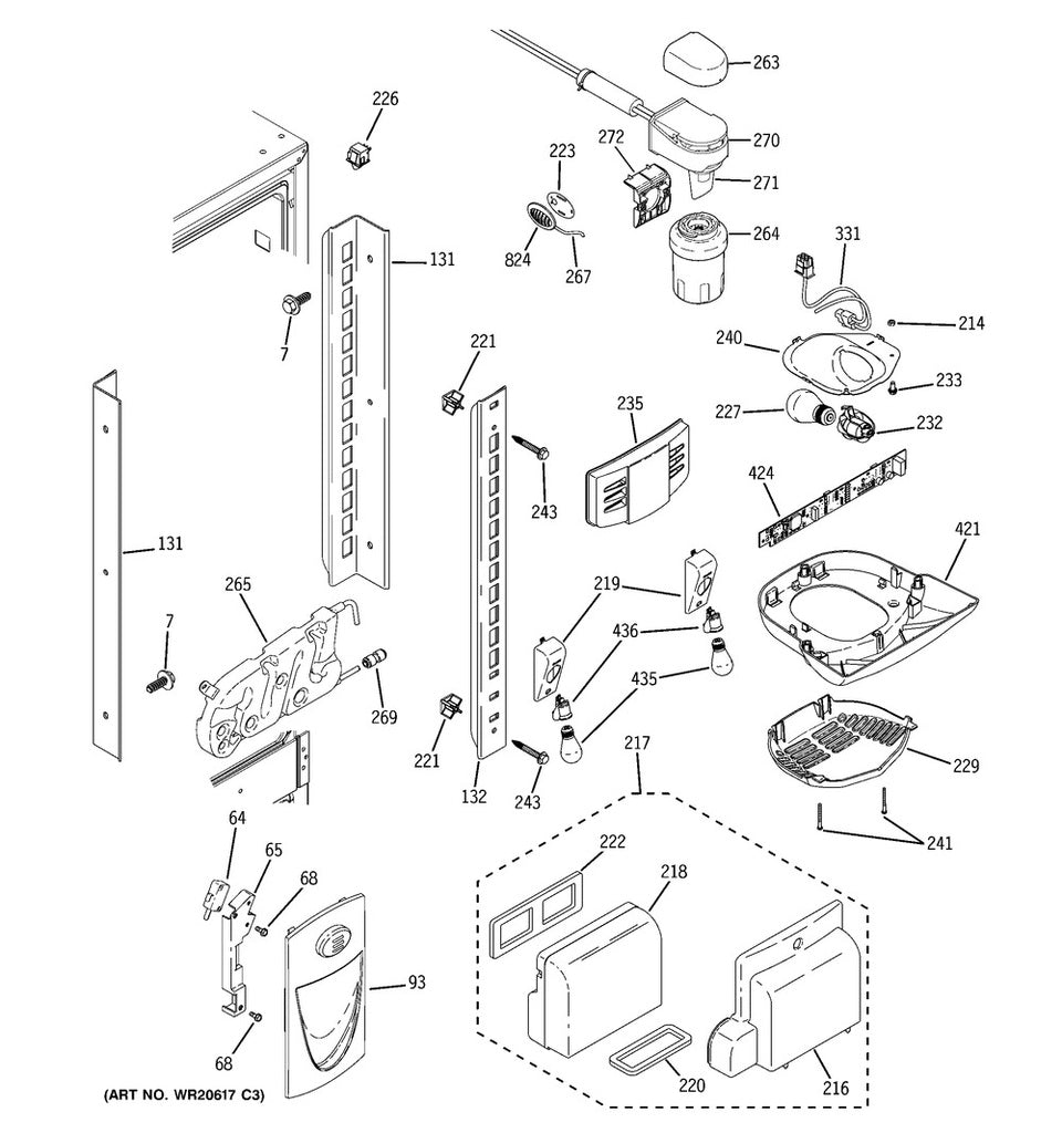 GE Range, Oven & Cooktop Range Lamp - WS01F01495