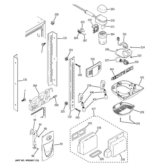 GE Range, Oven & Cooktop Range Lamp - WS01F01495
