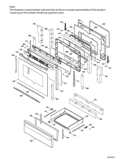 GE Range, Oven & Cooktop Range Radiant Cooktop Main Wire Harness - WS01F07839