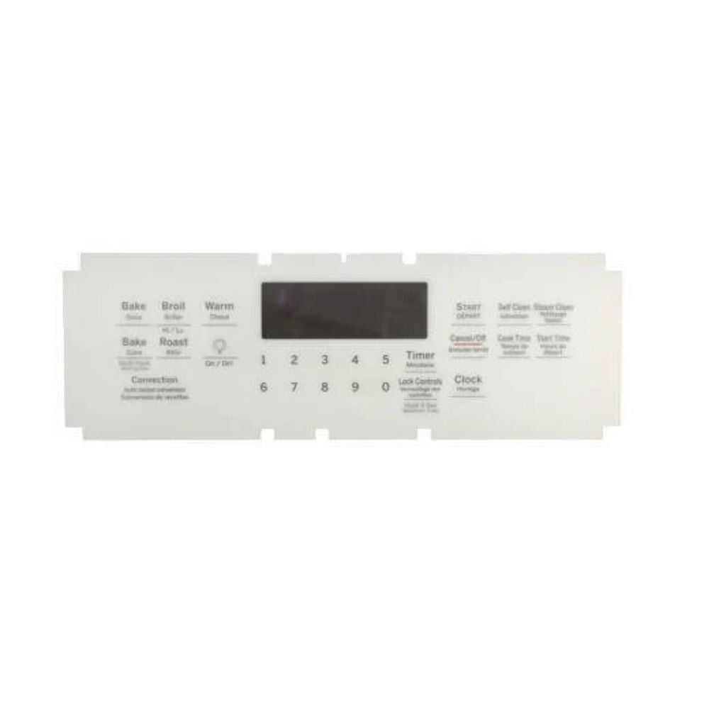 GE Range Oven Control Overlay - WS01F09123