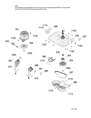 Poignée de tiroir distributeur de détergent pour lave-linge GE - WW01L01538