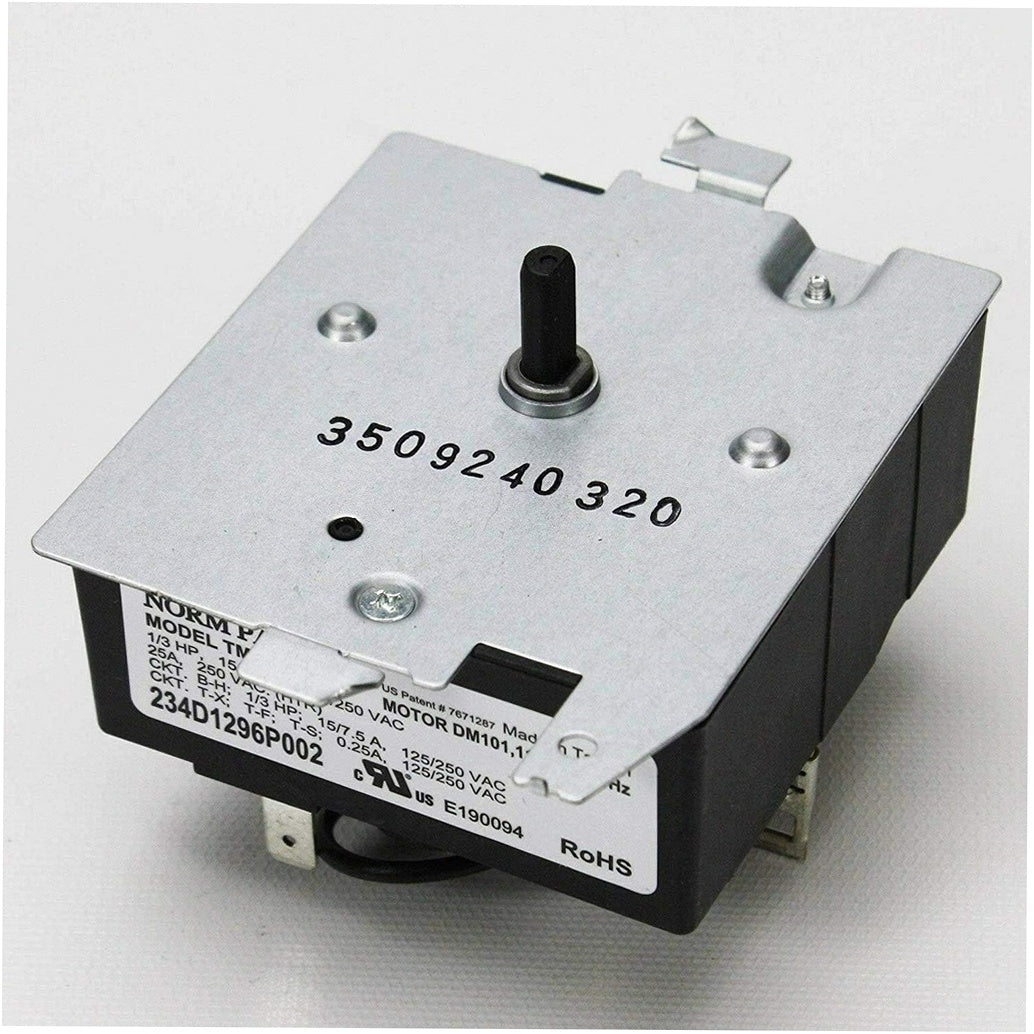 GE Dryer Dryer Timer - WW02F00319, Replaces: 234D1296P002