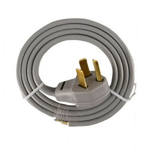 GE Dryer Power Cord (6 Feet Length) - WX09X10004, Replaces: WX09X0004
