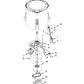 Whirlpool Washer Drain Pump Assembly - WPW10661045, Replaces: W10215134