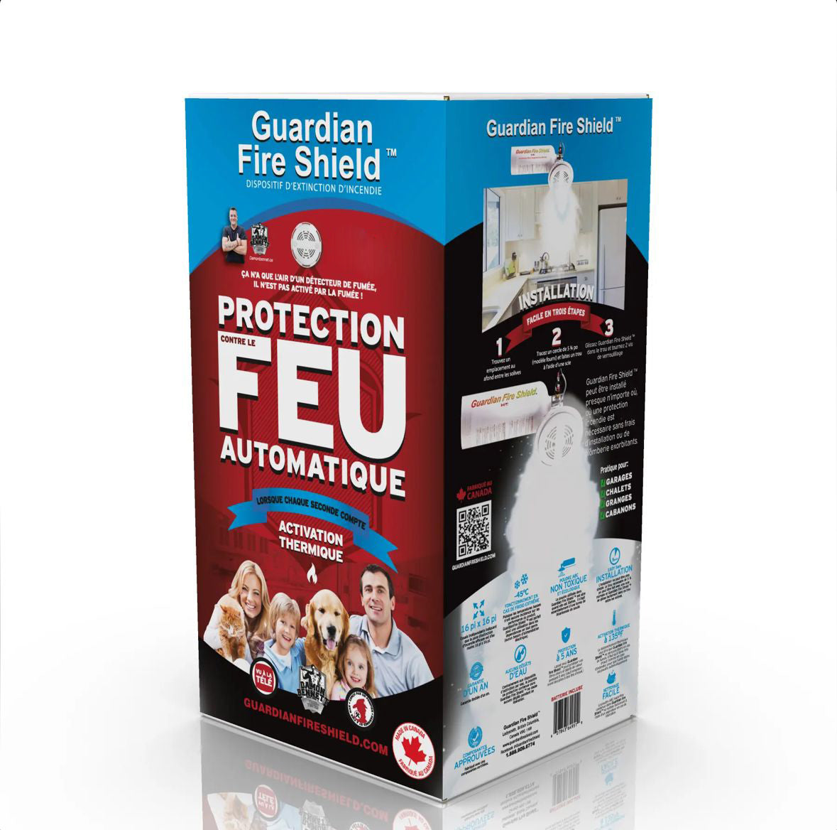 Guardian Fire Shield™ Automatic Fire Suppression Safety Device - Protect Your Space with Advanced Fire Safety Technology