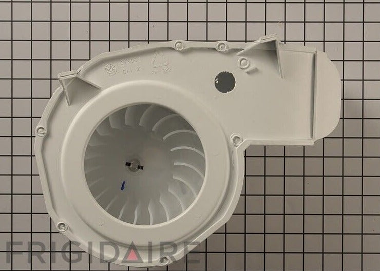 Frigidaire Dryer Blower Wheel & Housing Assembly - 137551110, Replaces: 3015867 AP5736219 PS8689120 EAP8689120 PD00036611