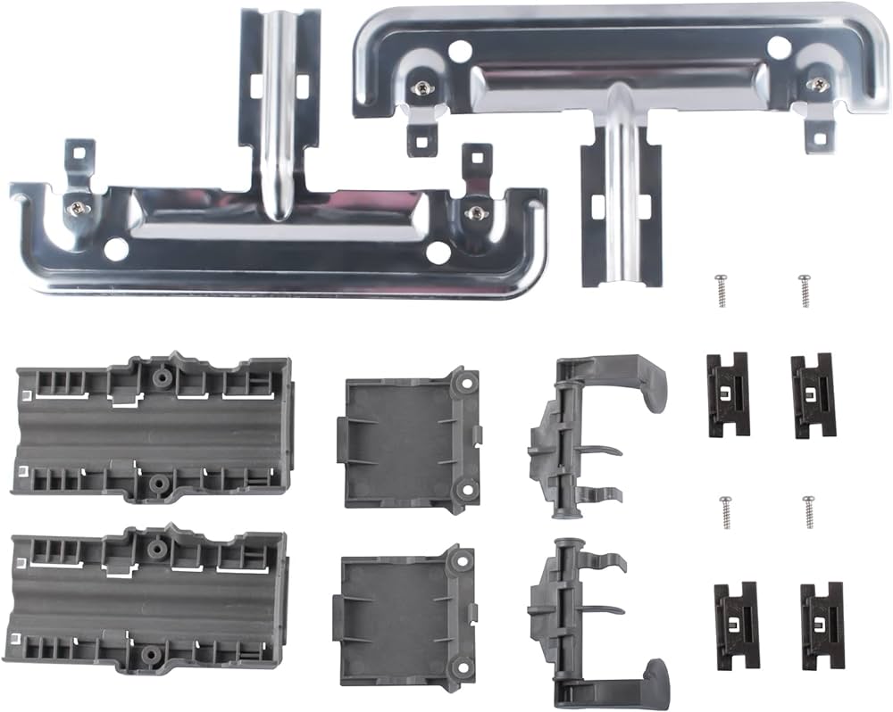 Whirlpool Dishwasher Dishrack Adjuster Kit OEM - W10712395, Replaces: PARTS OF CANADA
