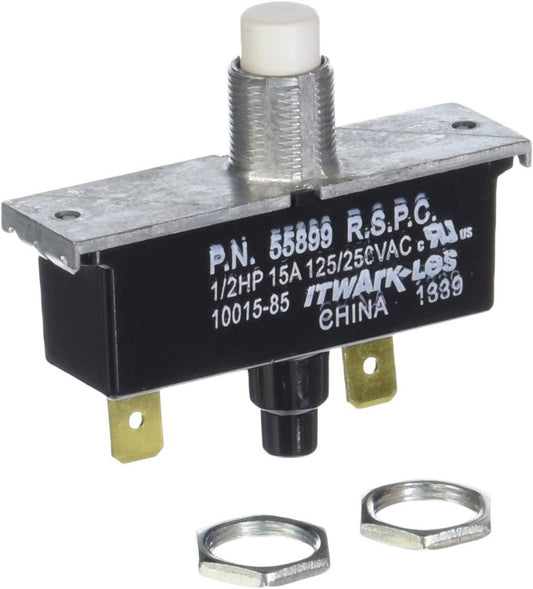 Speed Queen Dryer Start Switch - 55882, Replaces: 52948 52949 52950 53768 53768-REPL 55878 55878-REPL 55882P 55882P-REPL 55882-REPL 55899 OEM PARTS WORLD