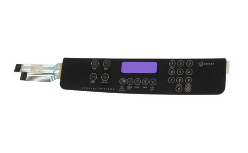Whirlpool Range Oven Membrane Switch, Black - WPW10207928, Replaces: AH11750390 AP6017095 B00LQDCMFG B01N75RXO4 EA11750390 EAP11750390 OEM PARTS WORLD