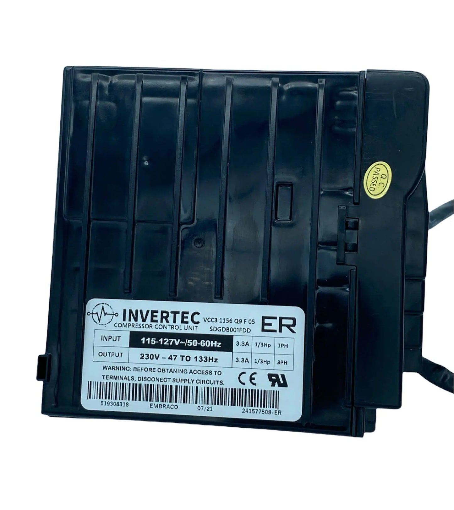 Electrolux Refrigerator Inverter Board - 241577511,  REPLACES: 241577508 808364712 808364721 PD00065810 4960776 AP6994018 PS16221315 EAP16221315 INVERTEC