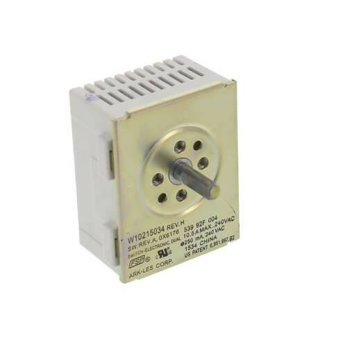 Whirlpool Range Surface Element Switch - WPW10215034, Replaces: AH11750497 AH2366771 AP4481252 AP6017202 EA11750497 EA2366771 EAP11750497 OEM PARTS WORLD