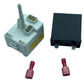 G.E Refrigerator Start Device Kit -WG03F01425, WR07X10131, REPLACES: 1812123 AH2577842 AP4538934 EA2577842 EAP9862605 PS9862605 WR07X10131 WR08X10074 WR08X10089 WR08X10111 WR09X10124 PD00001415 INVERTEC