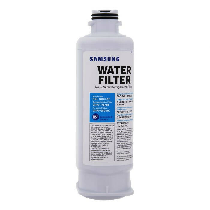 Samsung Refrigerator Water Filter - DA97-17376B, Replaces: 887276193212 HAF-QIN OEM PARTS WORLD