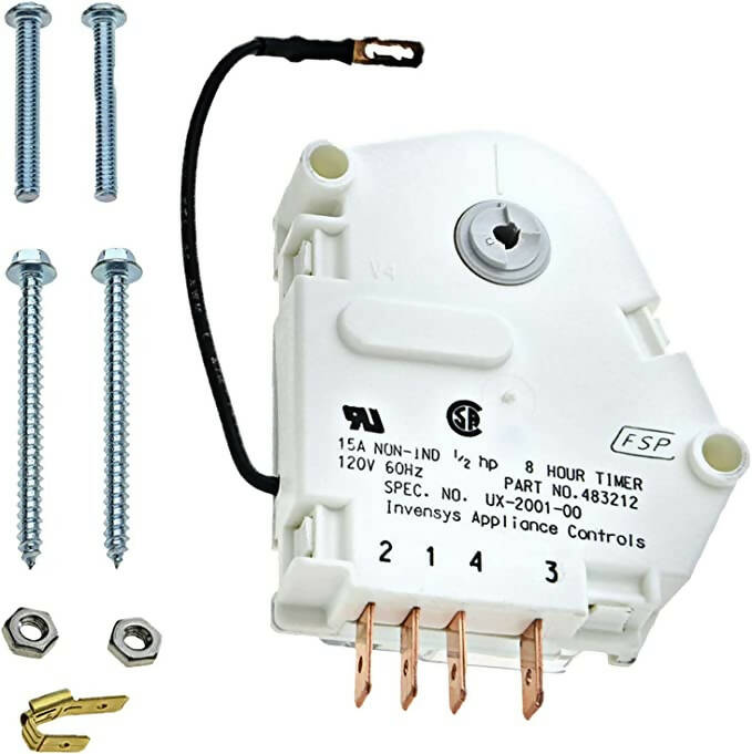 Whirlpool Refrigerator Defrost Timer - W10822278