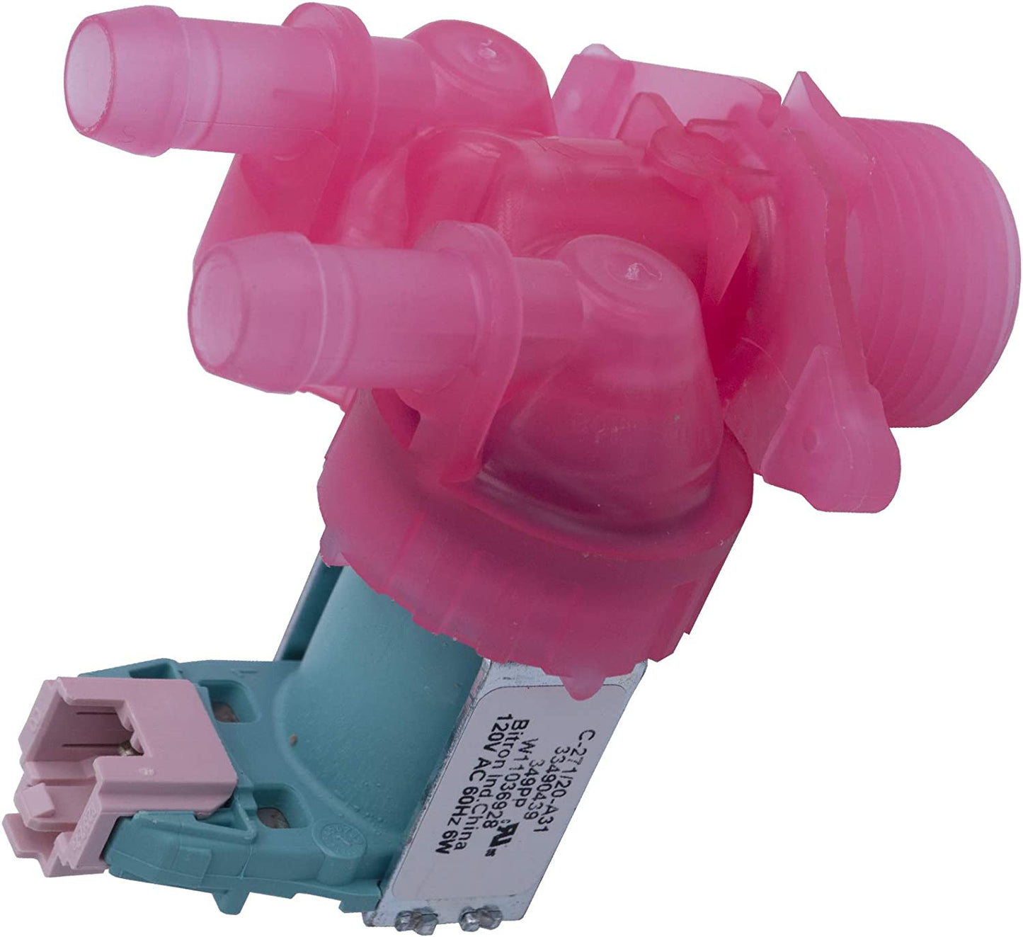 Whirlpool Washer Inlet Valve Dual Red - W11316255