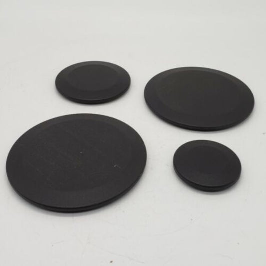 Whirlpool Range Surface Burner Caps 4 Pack, Black OEM - W11435570, Replaces: W11352138 PD00069168 PARTS OF CANADA LTD