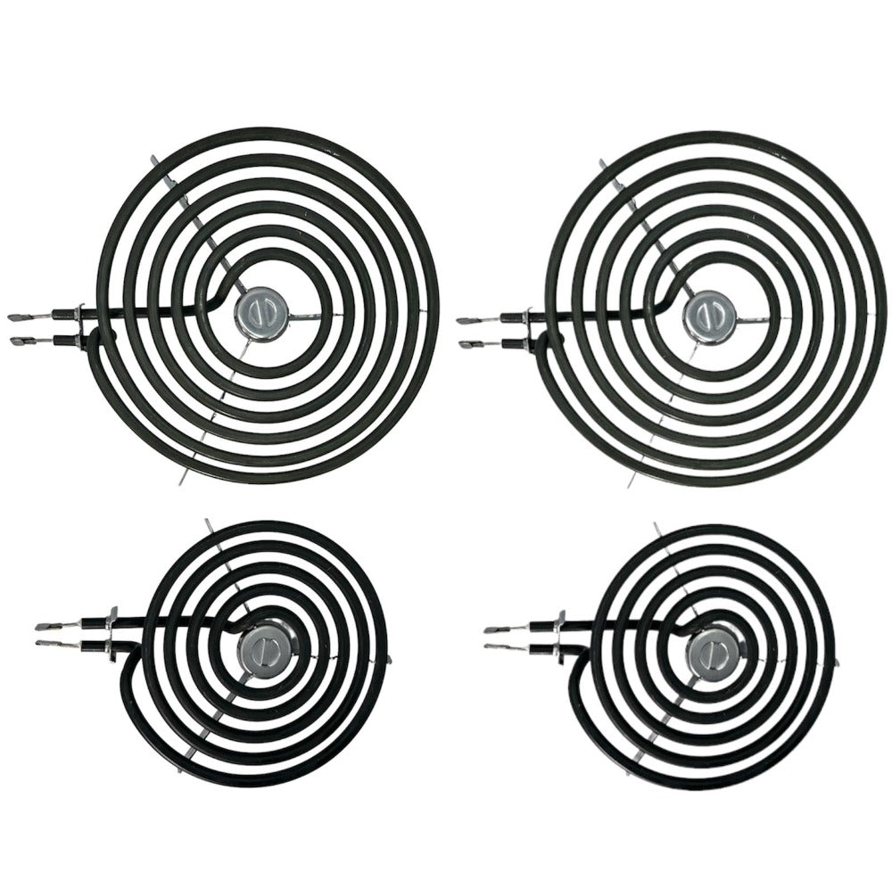 Whirlpool Range Coil Surface Element 4 Pack - W11371990 or W11199519, Replaces: W11199518 W11199518 W11255551 W11255552 INVERTEC