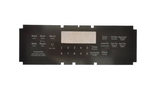 GE Range Clock Overlay - WS01F07849