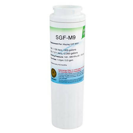 Swift Green Filter SGF-M9 VOC Removal Refrigerator Water Filter - Equivalent to EveryDrop EDR4RXD1, Maytag Ukf8001 - SGF-M9, Replaces: 779364040068 OEM PARTS WORLD