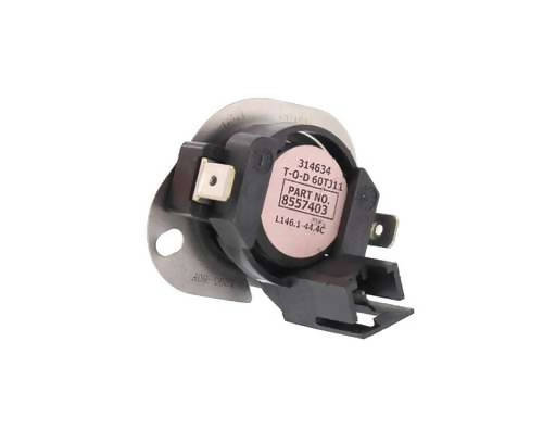 Whirlpool Dryer High Limit Thermostat - WP8557403, Replaces: 1180102 8557403 AH11746386 AH990376 AP3868411 AP6013164 B0050O2CH0 OEM PARTS WORLD
