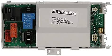 Whirlpool Dryer Electronic Control Board OEM - WPW10654005, Replaces: W10654005 3450712 AH11756968 AP5810123 AP6023623 EA11756968 PD00043854 PARTS OF CANADA LTD
