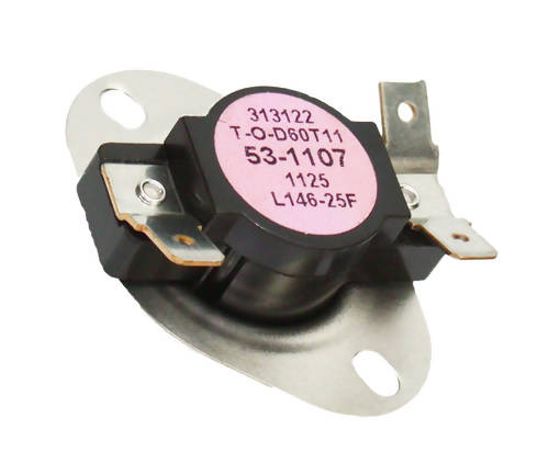 Whirlpool Dryer Cycling Thermostat - WP53-1107, Replaces: 351107 35-1107 53-0171 530263 53-0263 530700 53-0700 531095 53-1095 531107 53-1107 OEM PARTS WORLD