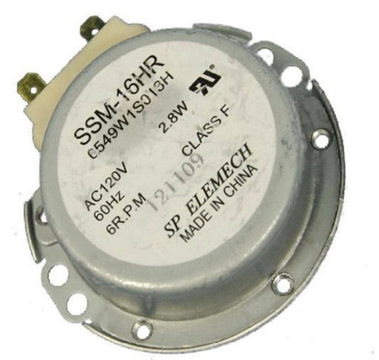 LG Microwave Turntable Motor, AC Synchronous - 6549W1S013H, Replaces: 6549W1S013D OEM PARTS WORLD