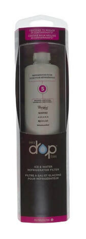 Whirlpool Everydrop Refrigerator Water Filter, #5/4396508P/4396510P - EDR5RXD1B, Replaces: 042074044597 04609010000 04609902000 04609908000 OEM PARTS WORLD