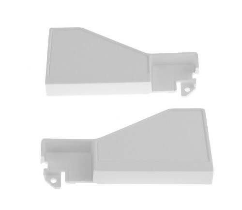 Frigidaire Range Control Panel End Cap Set, White, 2 Pieces - 318254698, Replaces: 1163850 223105-1011 223105-1021 2231051991 223105-1991 318039310 OEM PARTS WORLD